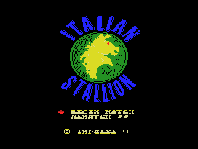 Italian Stallion R1 Title Screen